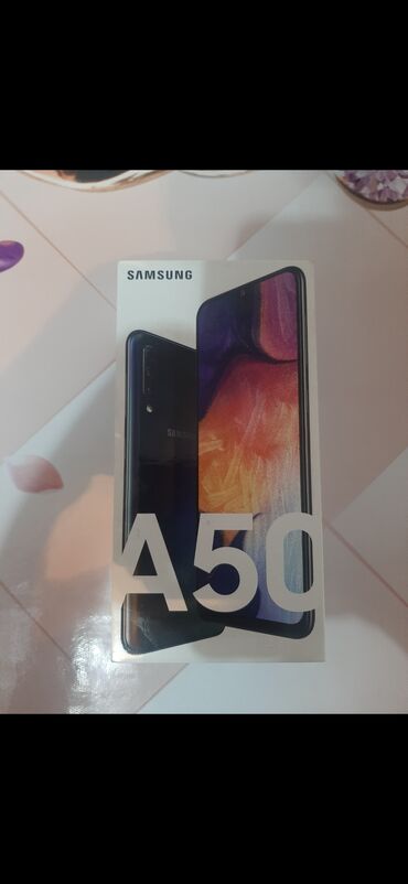 Samsung: Salam bu telefonlar satilir Mingevevir seherinde Samsung A 50 her seyi