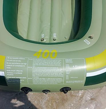 Ovçuluq və balıqçılıq: Şişmə qayıq – “Fishing 400” modeli - Rəng: zeytun-yaşıl/göy-yaşıl və — 4