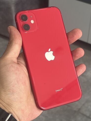 iphone x satışı: IPhone 11, 64 GB, Qırmızı, Zəmanət, Face ID, Sənədlərlə