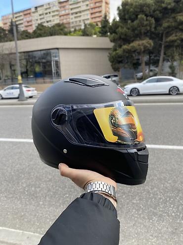 Tam üzlü motosiklet dəbilqəsi – mat qara - Korpus: aerodinamik tam