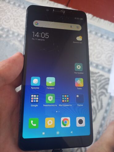редми 5нот: Redmi, Redmi Note 5, Колдонулган, 16 ГБ, түсү - Кара, 2 SIM