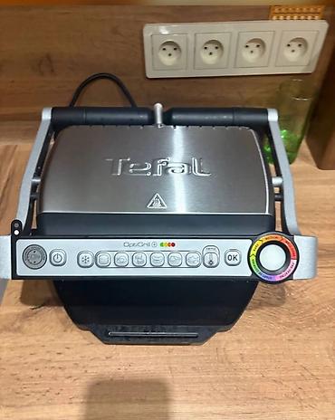 прижимной гриль: Электрический контактный гриль Tefal OptiGrill - Автоматический гриль — 1