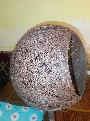 Dekorativ ipdən hazırlanmış sferik abajur/kandelyabr plafonu - — 2