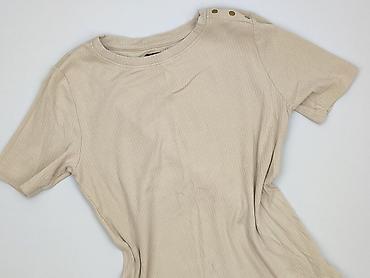 beżowy: T-shirt damski, rozmiar S — 1