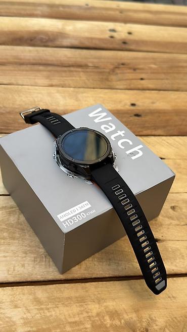 Другие смарт-часы: Смарт‑часы HD300, 47 мм - Дисплей: AMOLED, яркий и контрастный - — 2