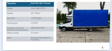 бус ивеко: Легкий грузовик, Iveco, 3 т, Б/у