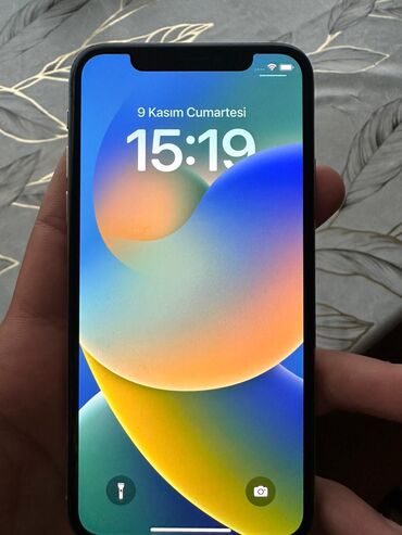 iphone ekrani: IPhone X, 256 GB, Ağ, Face ID