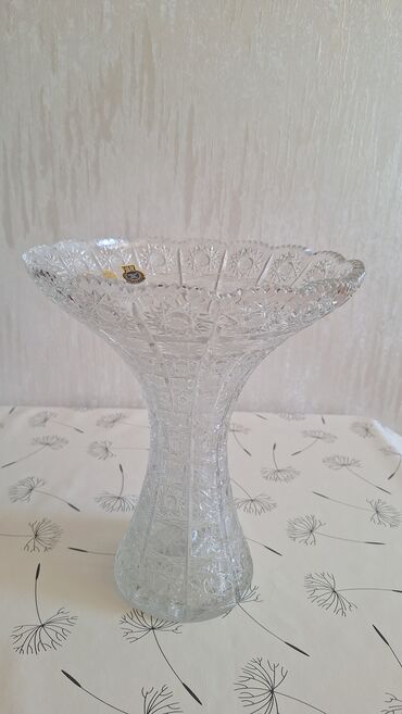 Digər dəstlər və servizlər: Kəpək naxışlı kəsmə şüşə dəst Tom xrustal - Material: qalın kəsmə — 6
