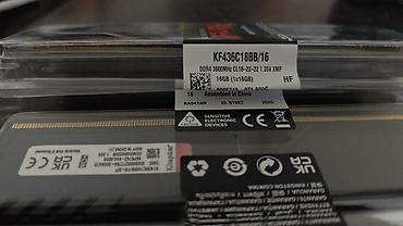 Техника и электроника: Оперативная память (RAM) для ПК, Новый, Kingston Fury, 16 ГБ, DDR4, 3600 МГц — 3