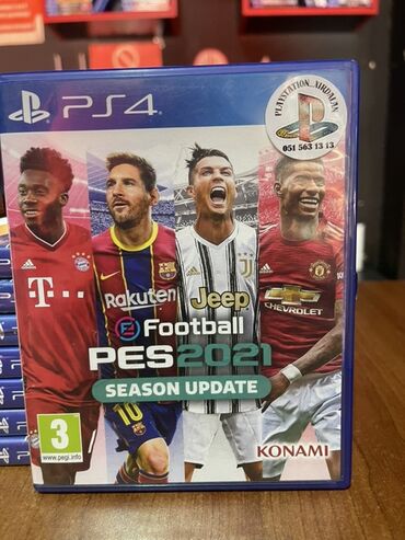 playstation 2 oyun diskleri: PS4 üçün PES 2021 mövsüm yeniləməsi futbol oyunu. Bu, populyar futbol