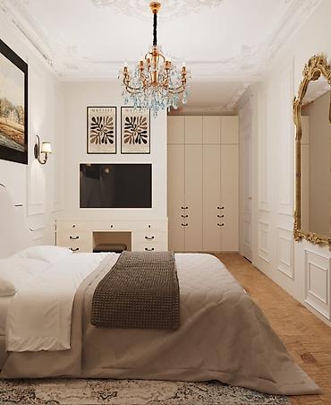 isti dosəmə: Daxili interyer dizayn xidməti – premium klassik-modern stil Təklif — 3