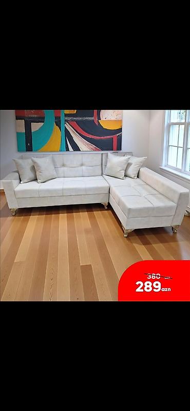 Divan və kreslo dəstləri: Müasir künc divan və qonaq dəsti modelləri - Künc divan, ölçü: 240 sm — 12