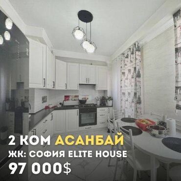 Продажа домов: 2 комнаты, 61 м², Элитка, 6 этаж, Евроремонт