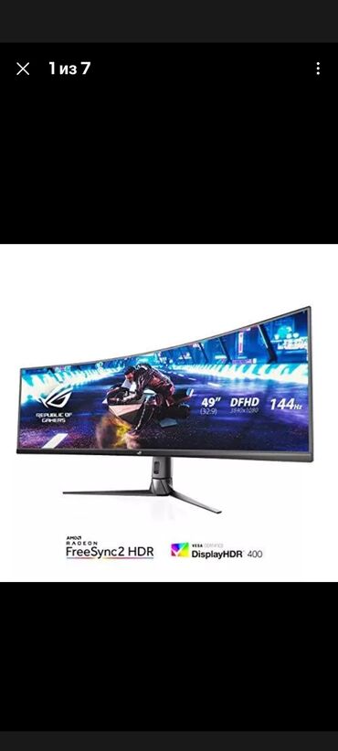 Мониторы: Монитор, Asus, Новый, более 47"