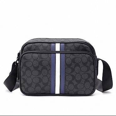 Мужская сумка через плечо (messenger/crossbody). ВМЕСТИТЕЛЬНЫЙ -