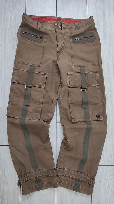 Брюки: Мужские брюки, L, Б/у, цвет - Коричневый, Самовывоз, Бесплатная доставка, Платная доставка — 2