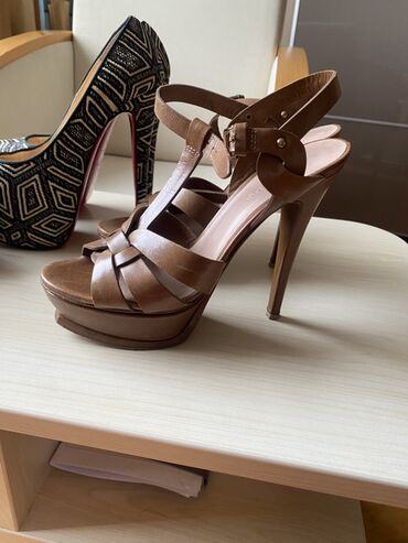 Tuflilər: Tuflilər, YSL, Ölçü: 37, rəng - Mavi, Yeni — 12