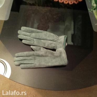 kožne rukavice ženske mona: L (58), color - Khaki