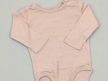 różowe body niemowlęce: Body, H&M, 0-3 m, 
stan - Bardzo dobry