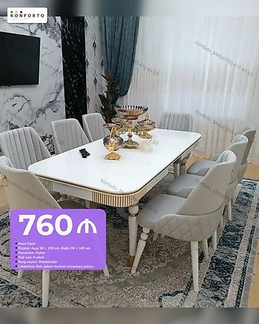 Məhsul: Masa Dəsti - Mexanizm: Açılan - Ölçülər: Açıq halda 90 × 200