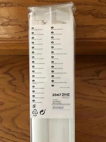 Zavese i draperije: IKEA HOPPVALS ćelijasta roletna – bela, 100x195 cm - Tip — 7