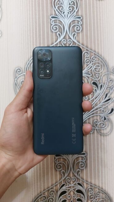 xiaomi redmi note 7 бу: Xiaomi Redmi Note 11, 64 ГБ, цвет - Черный, 
 Отпечаток пальца