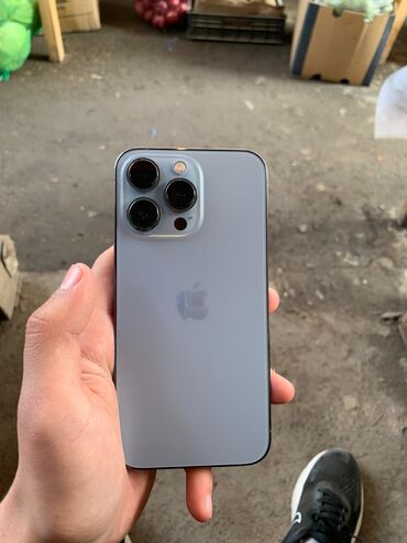 телефон самсунг с: IPhone 13 Pro, Колдонулган, 256 ГБ, Көгүлтүр, Заряддоочу түзүлүш, Коргоочу айнек, Каптама, 82 %