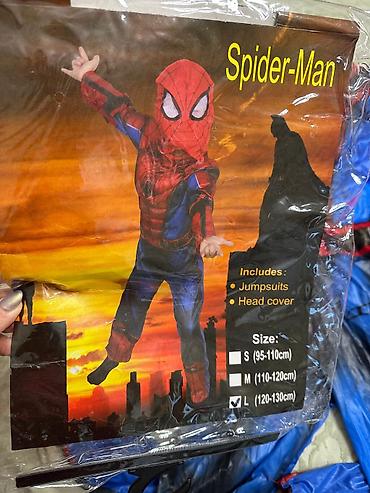 Организация мероприятий: Uşaq üçün “Spider-Man” kostyumu 6,7,8 yas uygun - L: 120–130 sm boy — 3