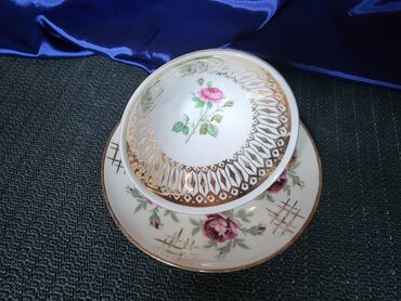 Ostali antikviteti: Solja za kafu,caj 1950g+ Bavarija Marktleuthen. Porcelanska — 2