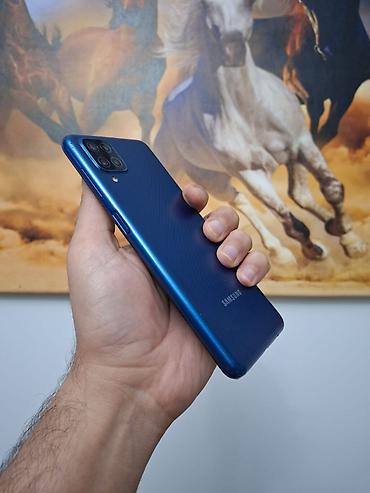 hile mobile: Samsung Galaxy A12, 64 GB, rəng - Göy, Barmaq izi — 7