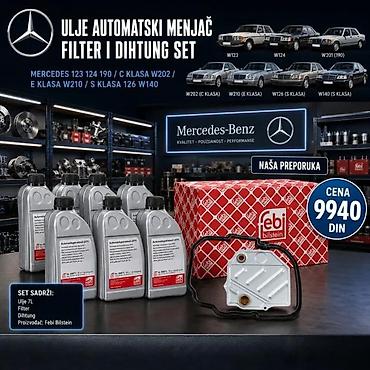 Gearbox Filters: FILTER AUTOMATSKI MENJAC ULJE MERCEDES C E | Filter dihtung ulje — 1