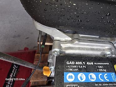 rucna kosa: Güde GAD 400.1 4x4 – motorni mini damper/transportni kiper — 2