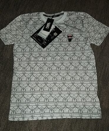 muske nazuvice: Men's T-shirt Karl Lagerfeld, L (EU 40), XL (EU 42)