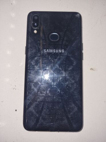 расрочка телефон ош: Samsung A10s, Б/у, 32 ГБ, цвет - Черный, 2 SIM