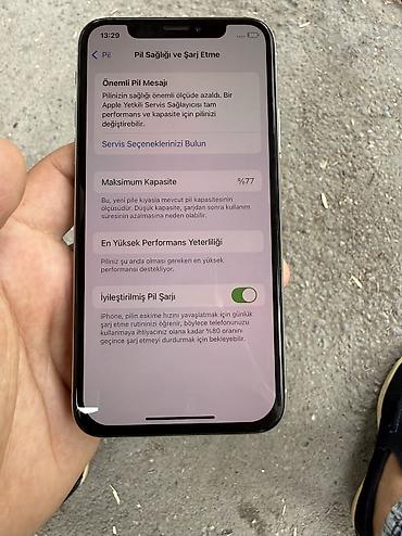 iphone 10 qiyməti: IPhone Xs, 256 GB, Gümüşü, Face ID — 8
