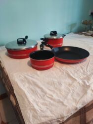 Tava-qazan dəstləri: Rəng - Qırmızı, Antipriqar, Fransa — 7