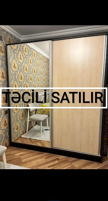 kitab refi mebel: Ikiqapılı sürgülü şkaf – güzgülü . eni 2metr, dərinliyi 60sm — 1