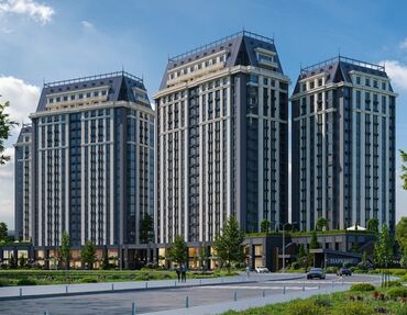саламат курулуш: 2 бөлмө, 101 кв. м, Элитка, 11 кабат, ПСО (өзү оңдоп түзөтүп бүтүү үчүн)
