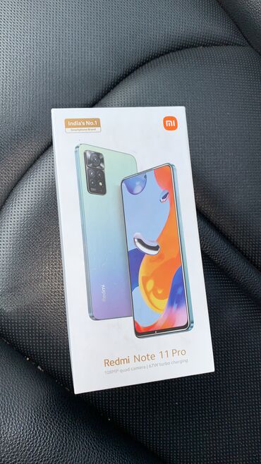 Redmi: Redmi, Redmi Note 11 Pro, Новый, 128 ГБ, цвет - Черный, 2 SIM