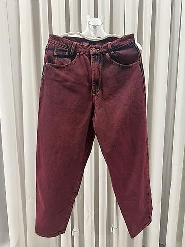 Cropp Town/ Bordo-qara denim şalvar Rusiyada alınıb, əla