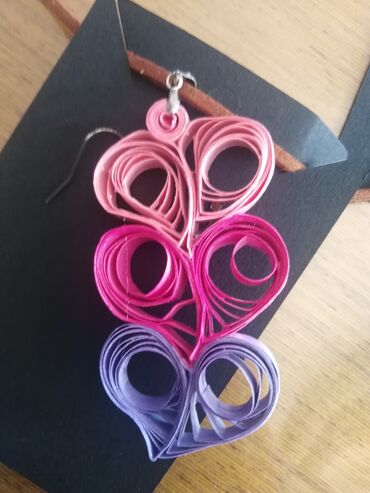 Minđuše: Pirsing, Handmade, Materijal: Epoksi smola — 14