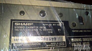 Zvučnici i stereo sistemi: 1. Technics RS-D550W Stereo Cassette Tape Deck 2. Sharp RT-150 Stereo — 12