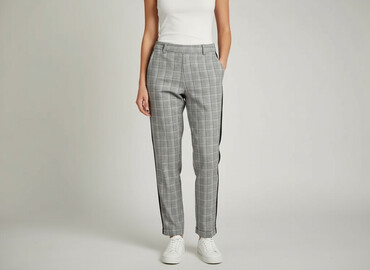 buty vty deichmann: Material trousers for women, size S