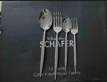 çəngəl qaşıq: Schafer Solid 60 Parça qaşıq çəngəl dəsti 🌀 12 yemək qaşığı 🌀 12 — 2