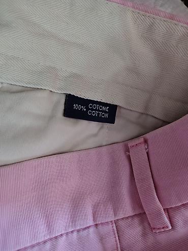 Kişi geyimləri: Kişi şalvarları – 100% pambıq, klassik chinos stili - Material: 100% — 2