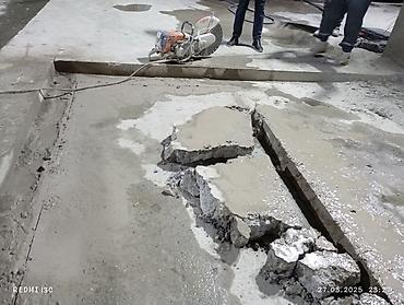 Beton işləri: Beton kəsmə - Beton deşmə xidməti Beton kubik kərpicdən qapı — 3