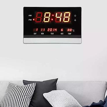 Ev üçün dekor: Elektron divar saatı🔆 🕔Rəqəmsal divar saatları 🔹Saat: AM/PM🕰 ☑️Ölkə — 5