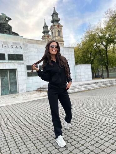 Gornji i donji deo: Nove pamučne komplet trenerke dostupne M do 6XL-sa ranflom ili bez — 20