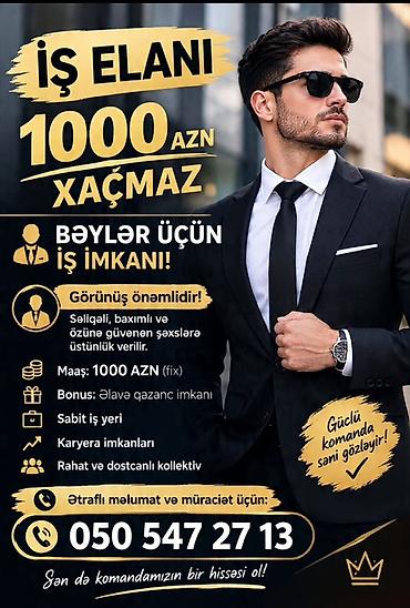 bakı tikiş evi iş saatı: Bərbər tələb olunur, Fiks edilmiş ödəniş — 1