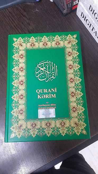 Dini kitablar: Quranı Kərim.latinca ve kirrilce var
yenidir — 4